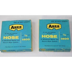 Vintage 1965 ANCO Windshield Fluid Evap Fuel Line Hoses Set of two Stock # 1400
